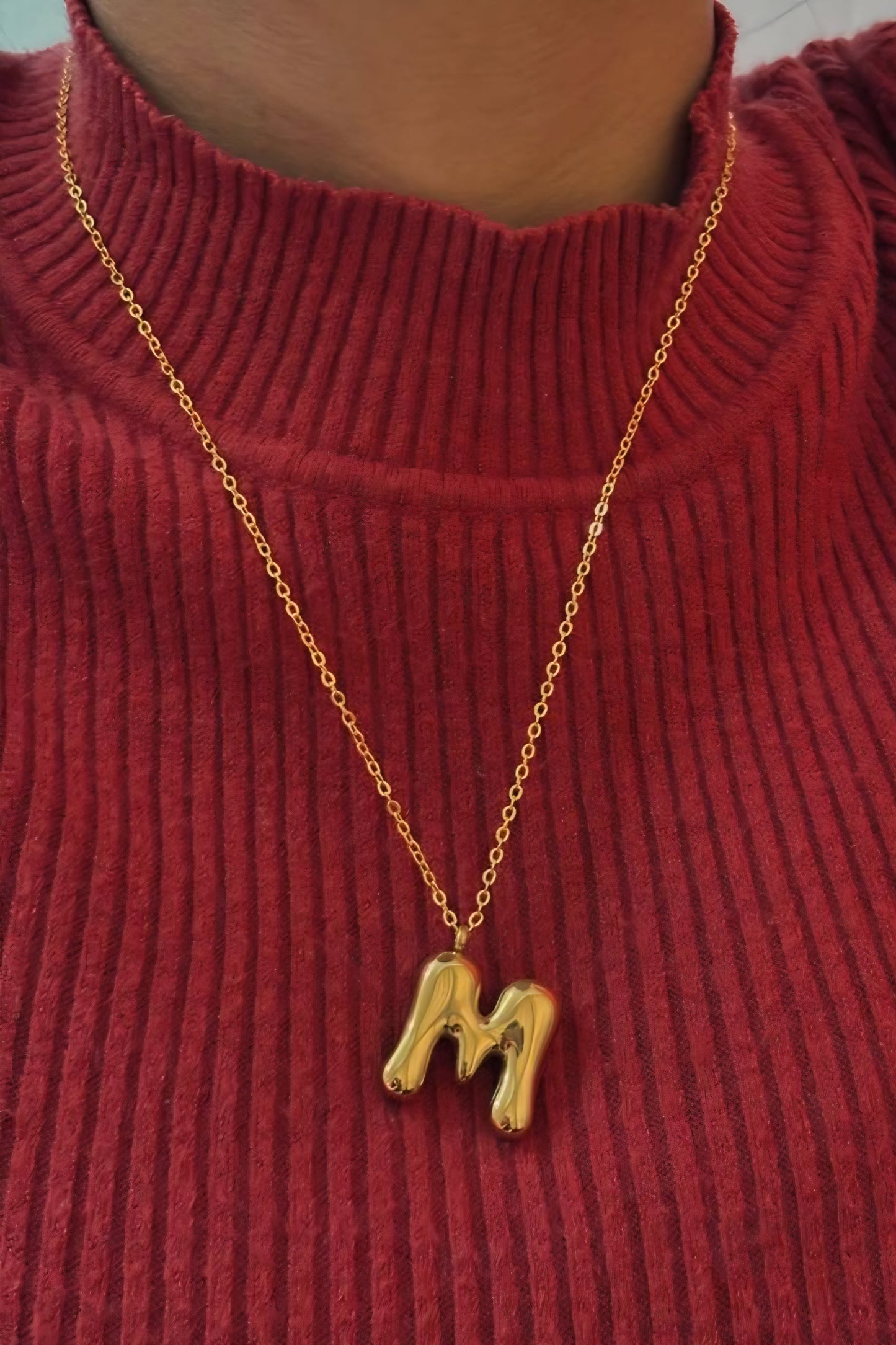 Bubble Letter Necklace