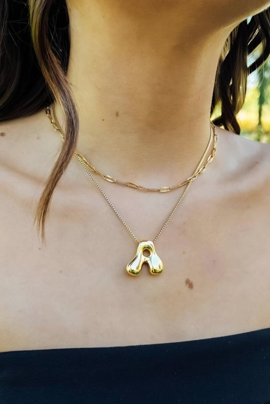 Bubble Letter Necklace